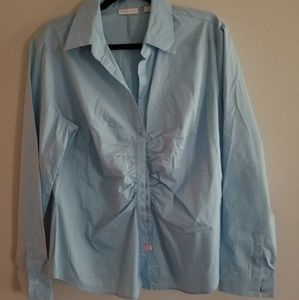 NY & Co XL button up blue